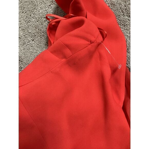 New. Lewit red cropped wide legged jumpsuit. With twisted detail. Size 4/6 - Picture 12 of 12